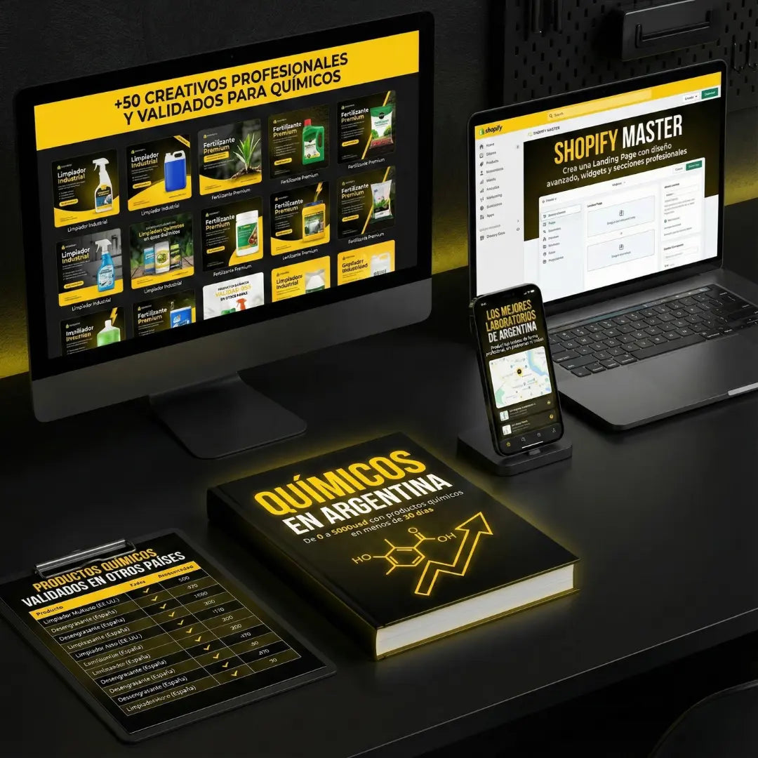 Tus Primeros 5000USD Vendiendo Productos Químicos [3 Bonus de Regalo]