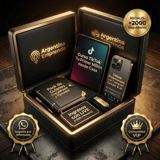 [VIP] Tu Primer Millón con TikTok + 2000 Seguidores + 6 Bonus de REGALO